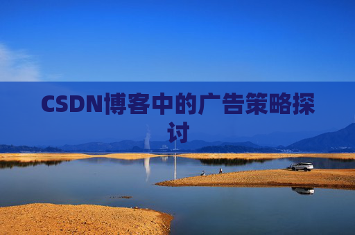 CSDN博客中的广告策略探讨